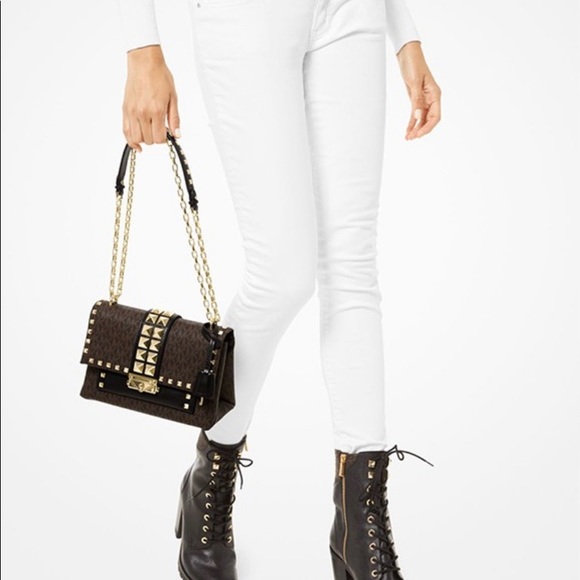 Cece medium studded leather convertible shoulder bag Clearance